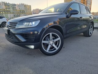 2015 Volkswagen Touareg II Рестайлинг, синий, 3600000 рублей, вид 1