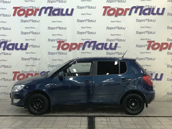 2012 Skoda Fabia II Рестайлинг, синий - вид 7