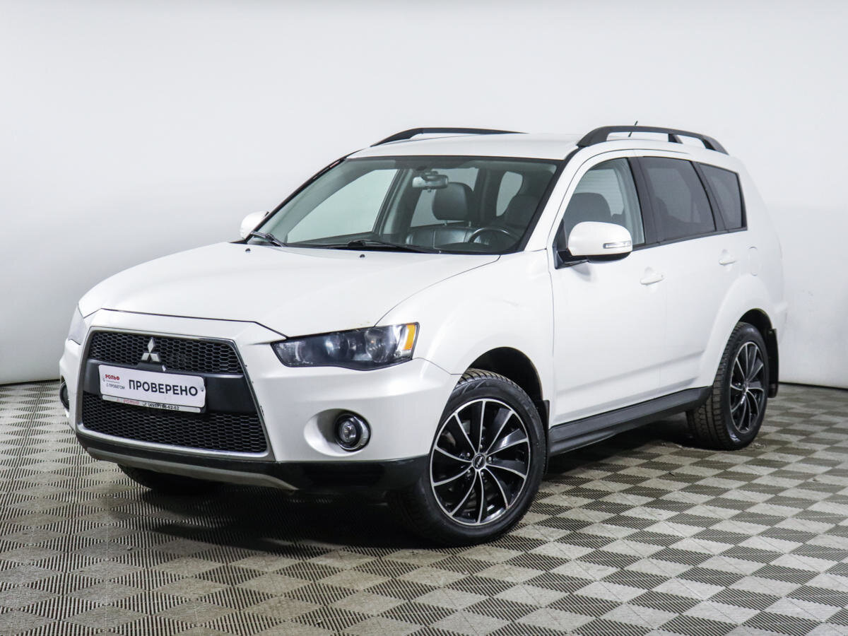 Как выглядит машина outlander Купить б/у Mitsubishi Outlander II Рестайлинг 2.0 CVT (147 л.с.) 4WD бензин вари