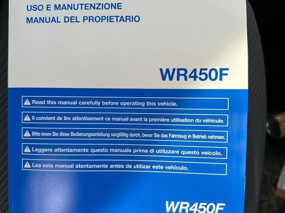 2024 Yamaha WR450F, синий, 950000 рублей - вид 4