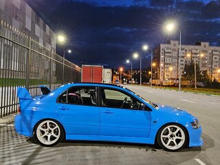 2007 Mitsubishi Lancer Evolution IX, голубой, 3200000 рублей, вид 1