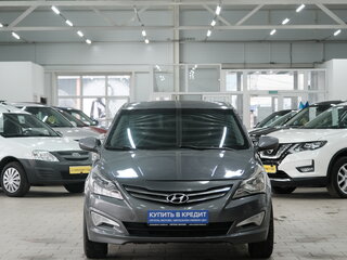 2015 Hyundai Solaris I Рестайлинг, серый, 1039000 рублей, вид 1