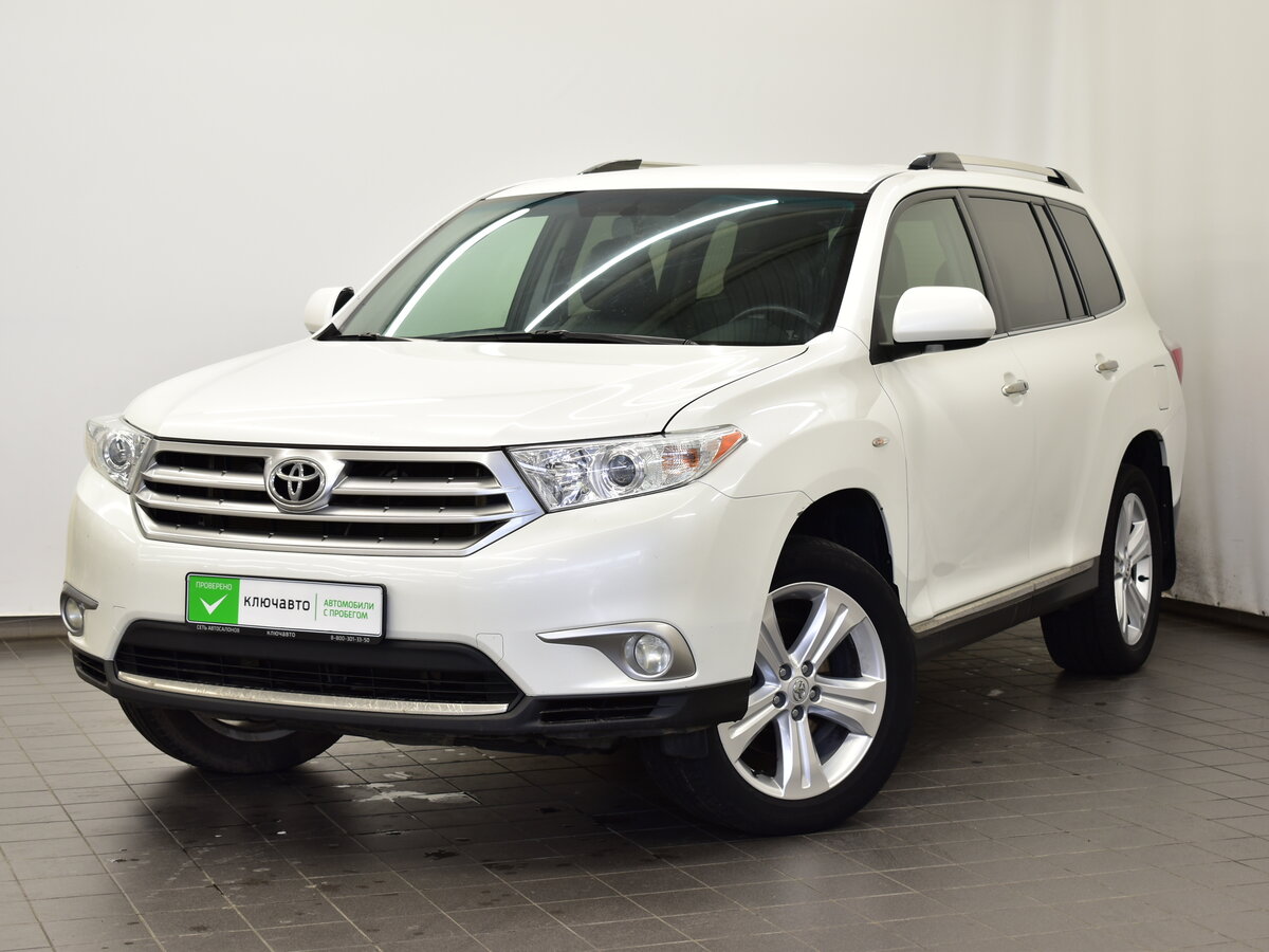 Toyota Highlander 2011 Р±РµР»С‹Р№