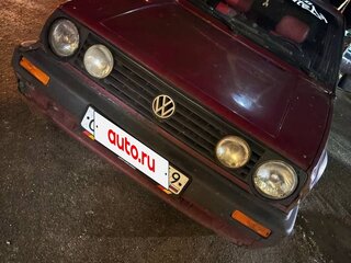 1991 Volkswagen Golf II, красный, 65000 рублей, вид 1