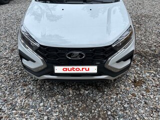 2024 Lada (ВАЗ) Vesta SW Cross I Рестайлинг (NG), белый, 1600000 рублей, вид 1