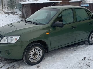 2013 Lada (ВАЗ) Granta I, зелёный, 450000 рублей, вид 1