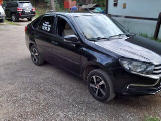 2018 Lada (ВАЗ) Granta I Рестайлинг, чёрный, 700000 рублей, вид 1