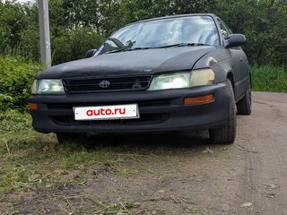 1994 Toyota Corolla VII (E100), чёрный, 110000 рублей, вид 1