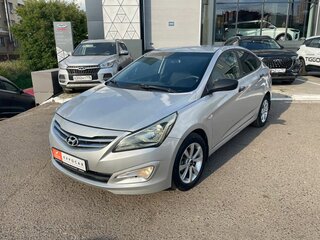 2014 Hyundai Solaris I, серебристый, 680000 рублей, вид 1