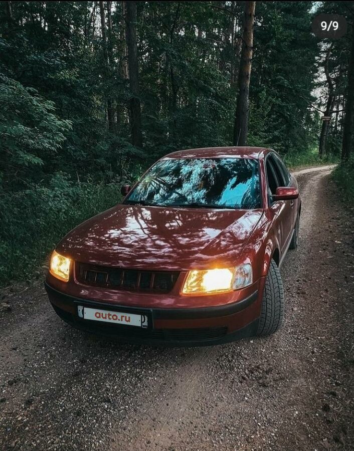 Passat b5 красный