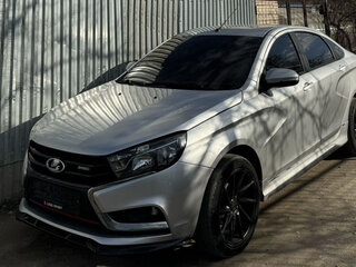 2017 Lada (ВАЗ) Vesta I, серебристый, 749000 рублей, вид 1