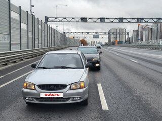 2005 Hyundai Accent ТагАЗ II, серый, 210000 рублей, вид 5