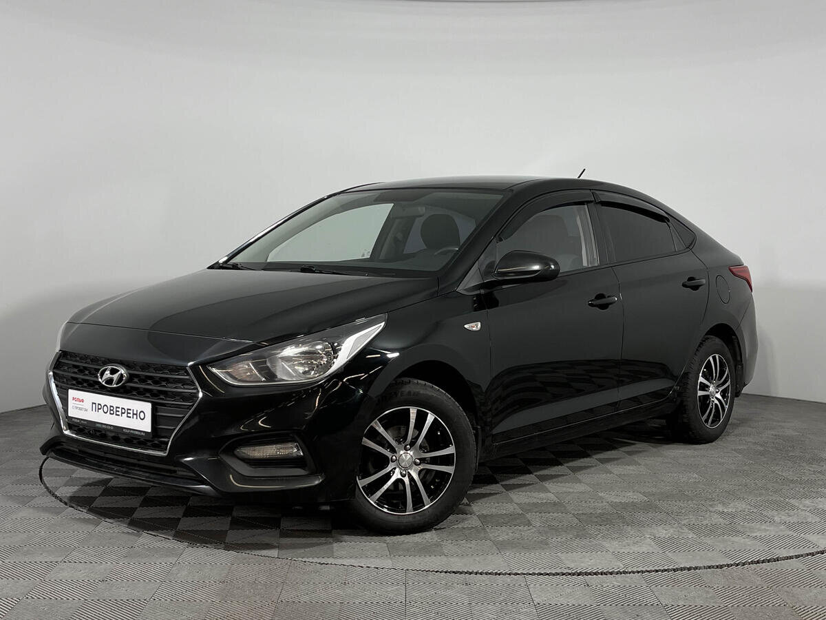 Купить б/у Hyundai Solaris II 1.4 AT (100 л.с.) бензин автомат в Москве ...