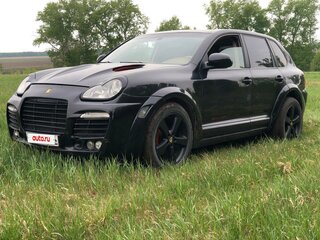 2006 Porsche Cayenne Turbo I (955), чёрный, 530000 рублей, вид 1