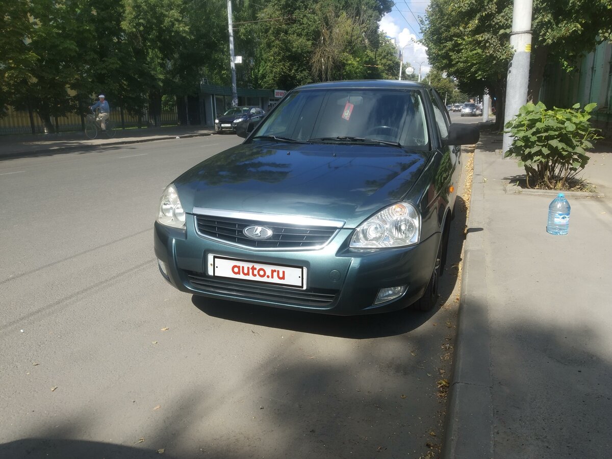 Приора зеленый металлик