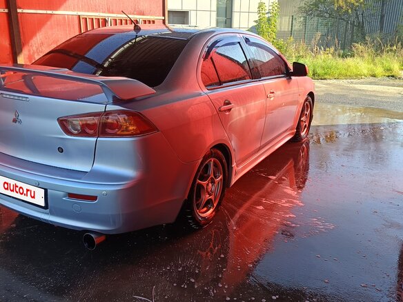 2008 Mitsubishi Lancer X, серебристый, 950000 рублей - вид 3
