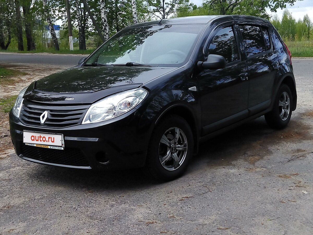 Купить б/у Renault Sandero I 1.6 MT (84 л.с.) бензин механика в Курске ...