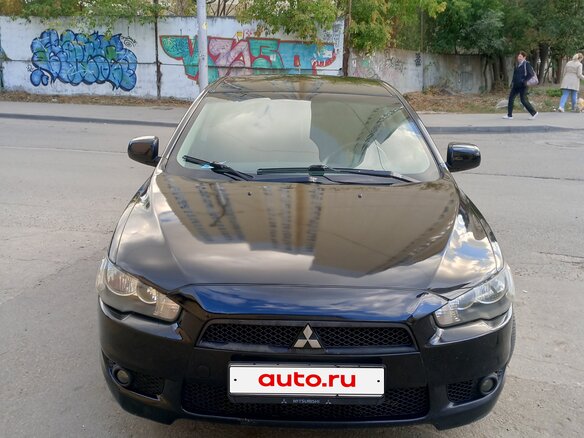 2008 Mitsubishi Lancer X, чёрный, 650000 рублей - вид 2
