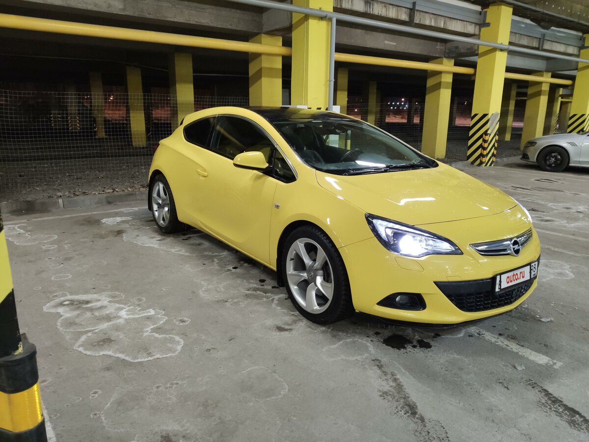 Опель gtc желтый