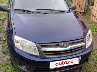 2015 Lada (ВАЗ) Granta I, синий, 370000 рублей, вид 1