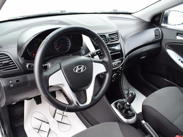 2013 Hyundai Solaris I, серебристый - вид 9