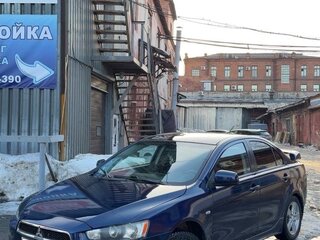 2007 Mitsubishi Lancer X, синий, 530000 рублей, вид 1