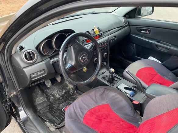 2006 Mazda 3 I (BK), чёрный - вид 7