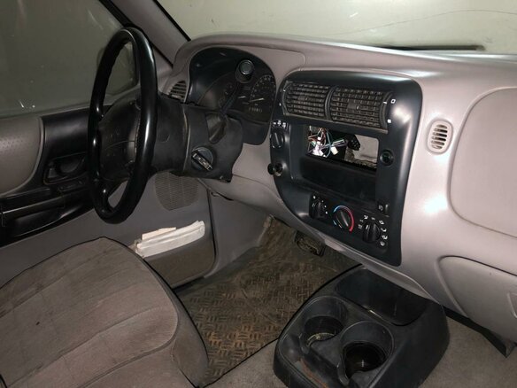 1995 Ford Ranger (North America) II, синий - вид 2