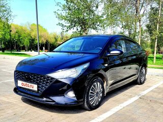 2020 Hyundai Solaris II Рестайлинг, чёрный, 1470000 рублей, вид 1