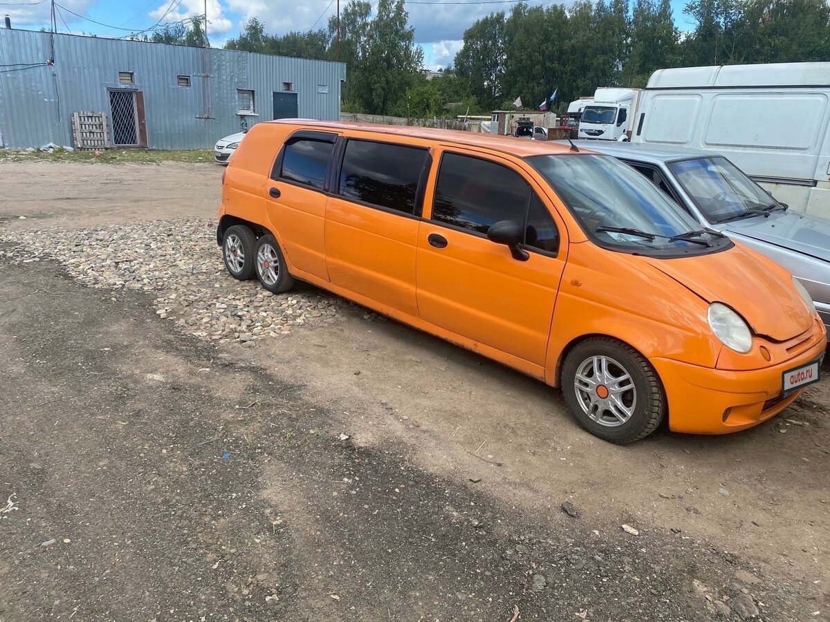 Дэу Матиз оранжевый