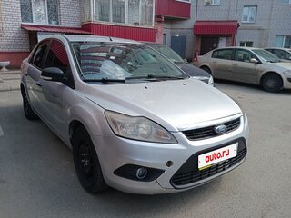 2008 Ford Focus II Рестайлинг, серебристый, 355000 рублей, вид 1