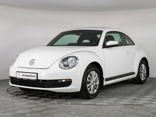 2014 Volkswagen Beetle II (A5), белый, 1020000 рублей, вид 1