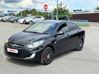 2011 Hyundai Solaris I, чёрный, 680000 рублей, вид 1