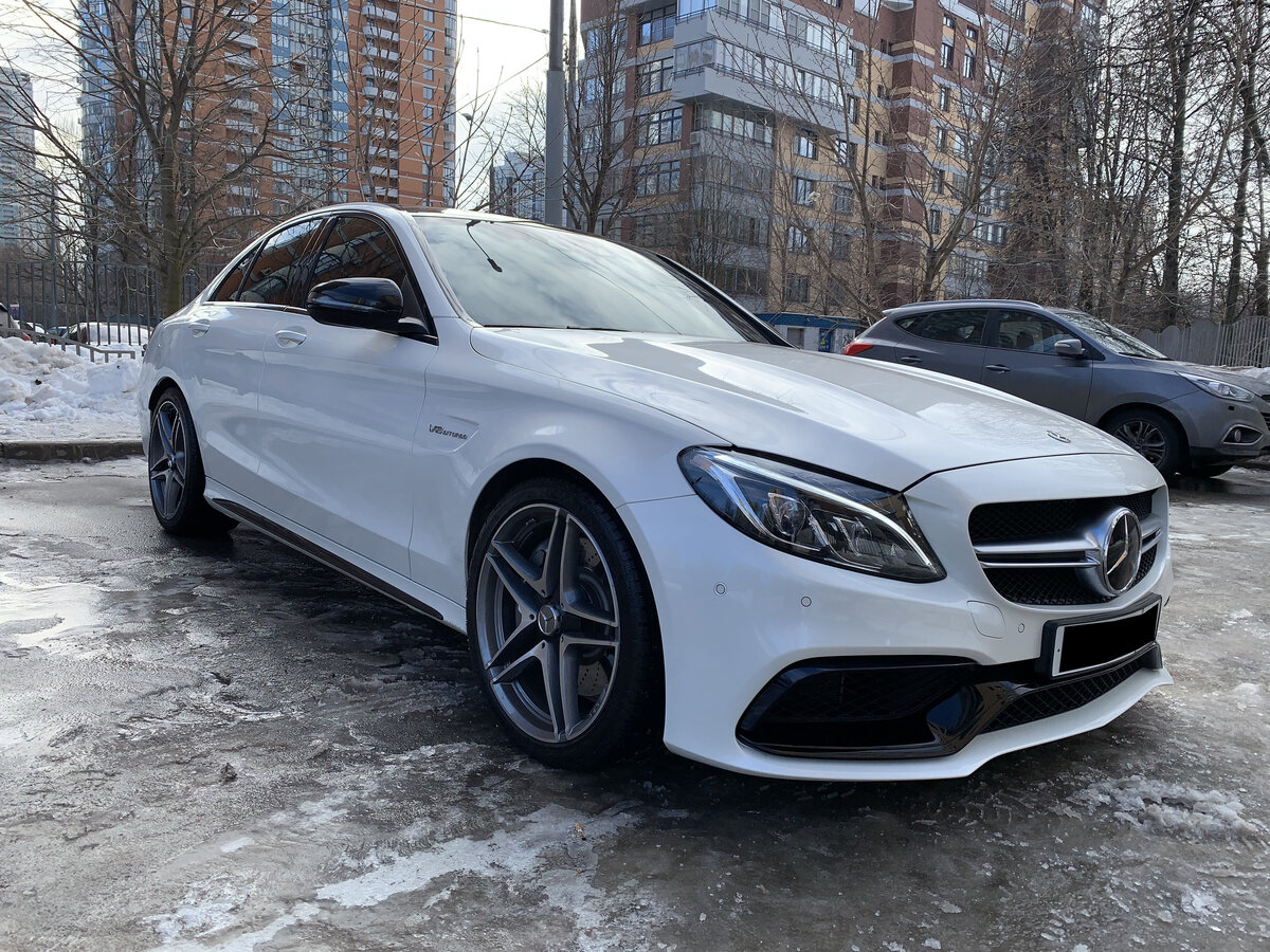 Мерседес с класс белый