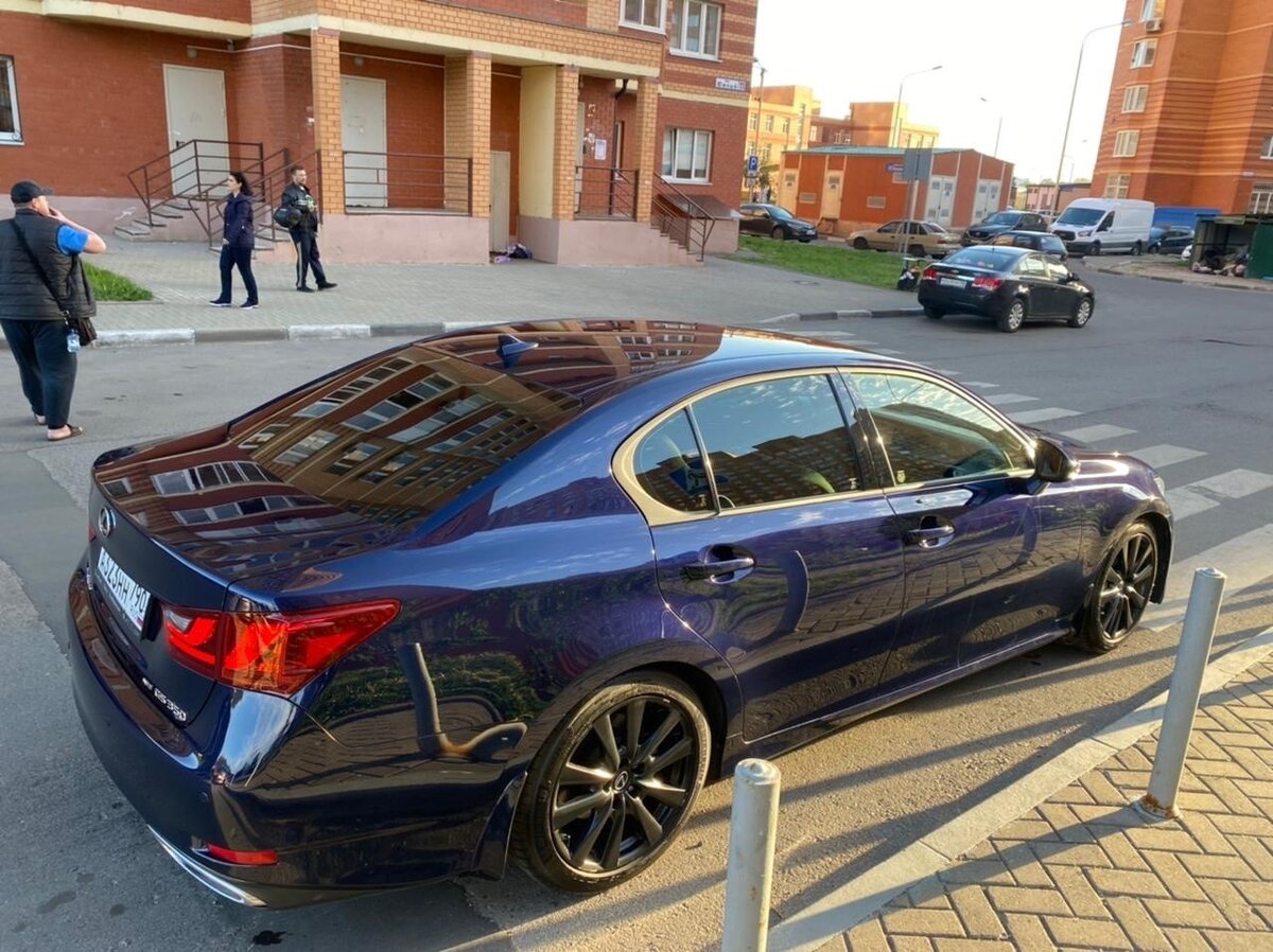 Лексус 350 синий
