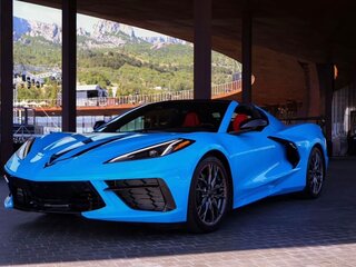 2023 Chevrolet Corvette Stingray C8, голубой, 14500000 рублей, вид 3