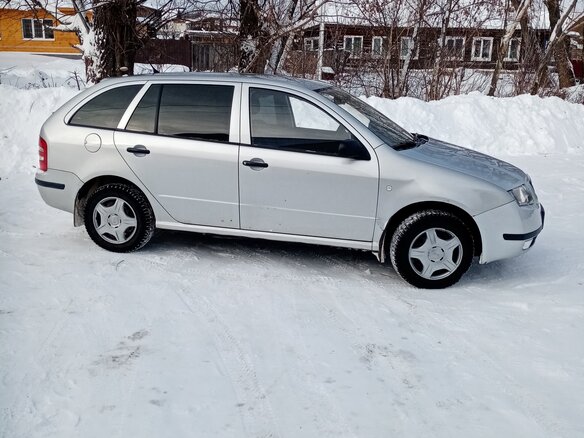 2004 Skoda Fabia I, серебристый - вид 1