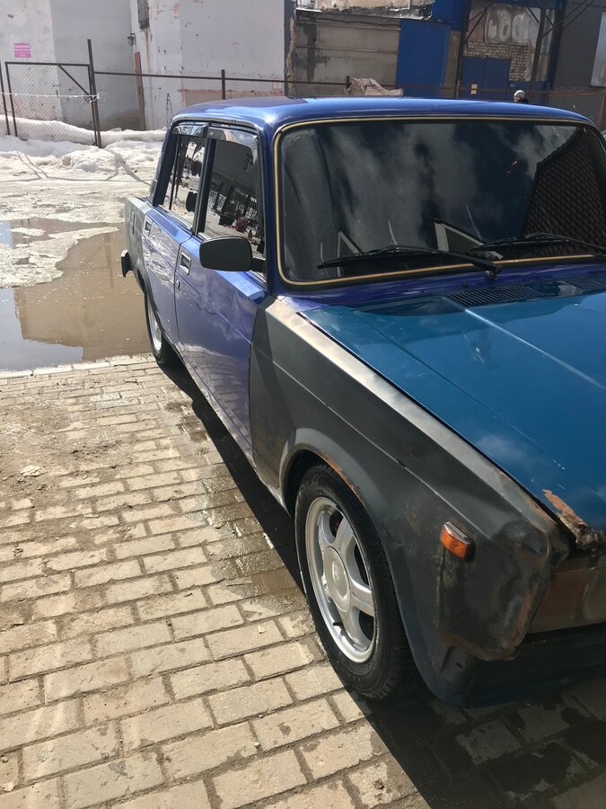 Голубой ваз лада