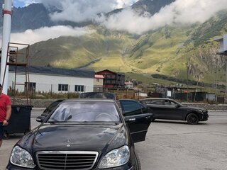 2003 Mercedes-Benz S-Класс 500 Long IV (W220) Рестайлинг, чёрный, 1200000 рублей, вид 1