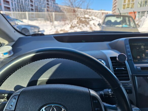 2008 Toyota Prius II Рестайлинг (XW20), синий, 860000 рублей - вид 13