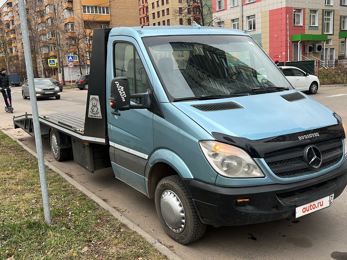 Купить б/у Mercedes-Benz Sprinter дизель механика в Москве: голубой ...