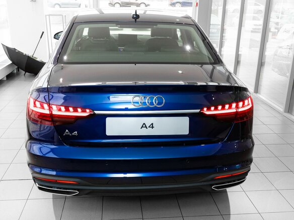 2021 Audi A4 35 TFSI V (B9) Рестайлинг, синий - вид 6