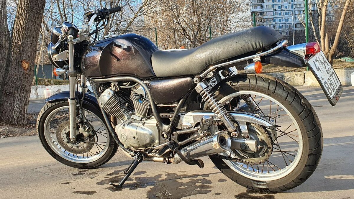 Купить б/у Yamaha SRV 250 карбюратор 5 передач в Москве: чёрный классик ...