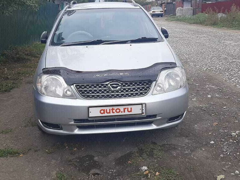 Toyota Corolla Fielder 2003 серебристый