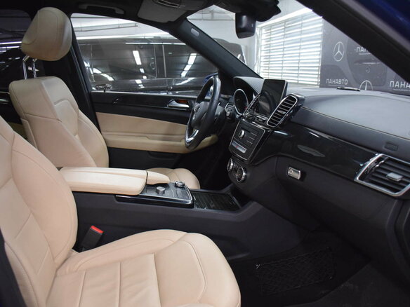2016 Mercedes-Benz GLE 400 I (W166), синий, 3700000 рублей - вид 6