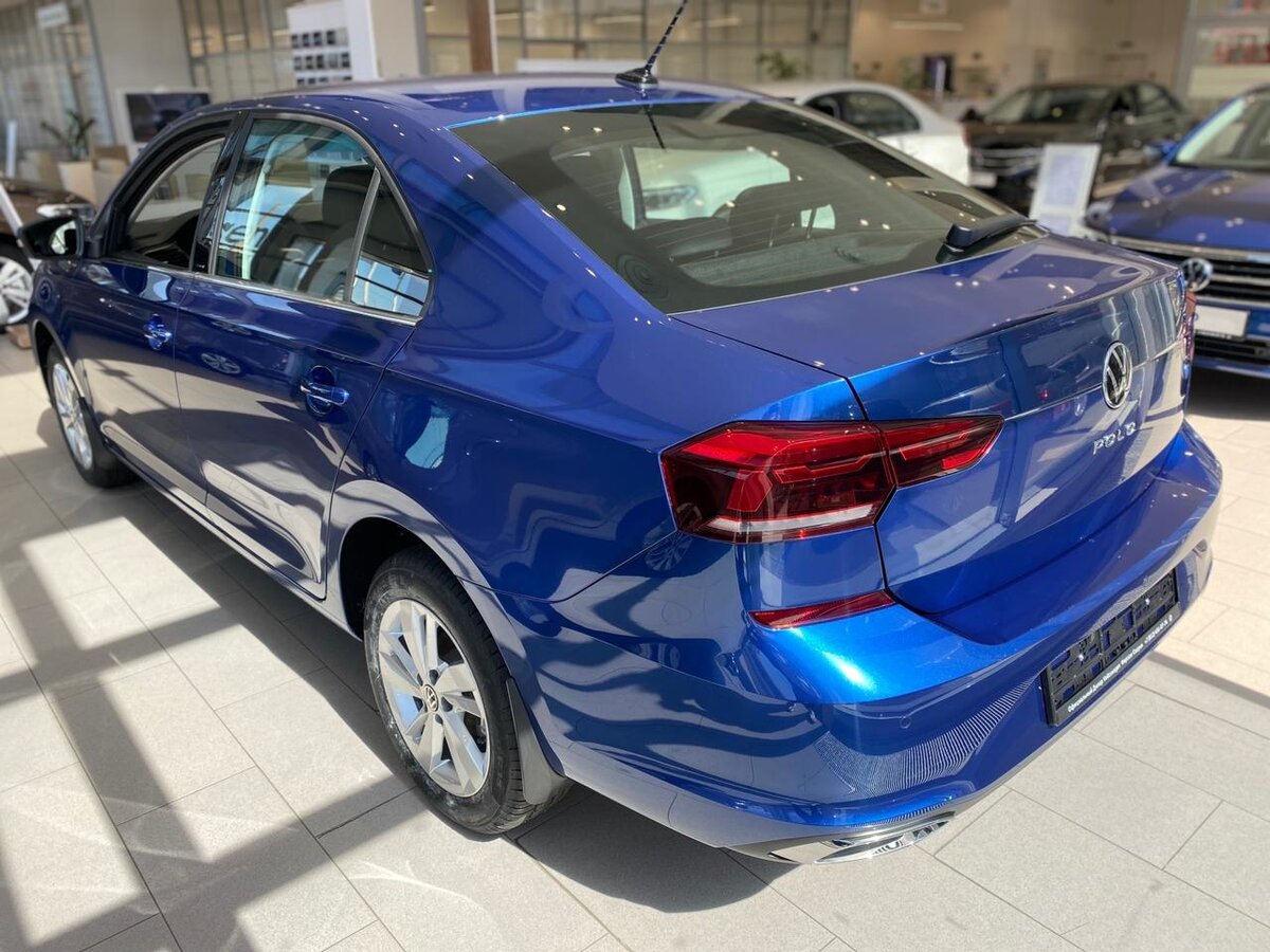 VW Polo синий Reef 2020