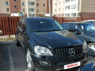 2008 Mercedes-Benz M-Класс 320 II (W164), чёрный, 950000 рублей, вид 1
