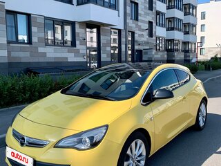 2013 Opel Astra GTC J Рестайлинг, жёлтый, 700000 рублей, вид 1