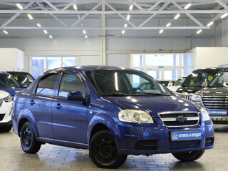 2008 Chevrolet Aveo I Рестайлинг, синий, 259000 рублей, вид 1