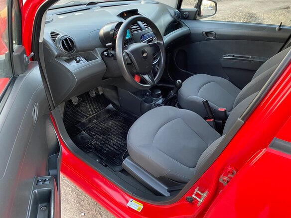 2011 Chevrolet Spark III, красный - вид 12